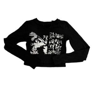 grunge y2k long sleeve top